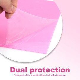 KINETOX Pack of 8 Colour Film Heat Resistant Colour Films A4 Transparent Colour Correction for Lamps Pink Lamp Film 29.7 x 21 cm Colour Filter Photo Graphy Studio Headlight Strobe Flash LED Stage DIY