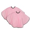 Tibapla 2Pcs Short Makeup Capes, Waterproof Nylon Barber Cape, Hair