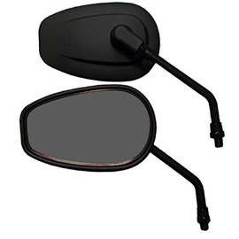 Hoosier Garage - Harley Style Motorcycle Mirrors - compatible with/replacement with Victory Hammer, High Ball, Jackpot, Judge, Kingpin, Magnum, Octane, Vegas, V92C, V92TC