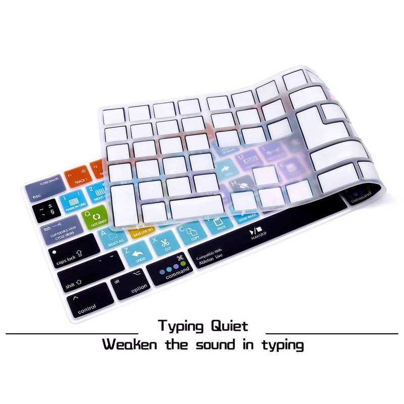 HRH Ableton Live Shortcut Hotkey Silicone Keyboard Cover Keypad Skin