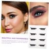 PACKOVE 4 Pairs Adhesive Eyeliner Strip Decals Lightweight Breathable Eye