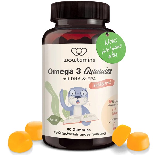 wowtamins Omega 3 for Children - Vegan & High Dose