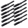 Wenrou Pack of 12 Bow Tie Extensions, Elastic, Adjustable Fly
