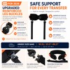 NurtureCare Gait Belt, Upgraded with Metal Buckle & Detachable Leg