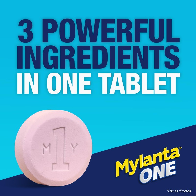 Mylanta One, Berry Ginger Flavor, 50 Count, EcoCare PCR