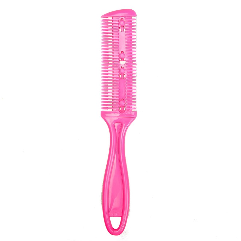 UNVOJL Hot Pink Hair Cutter Comb Hair Razor Comb Hair