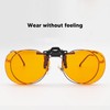 Gafas con Clip de Bloqueo de Luces Azules, Lente Naranja