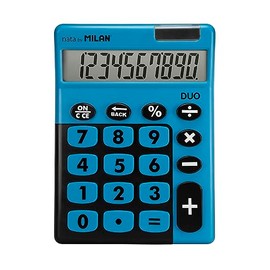 MILAN® Desktop Calculator Box with 10 Digits Duo Blue