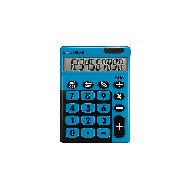 MILAN® Desktop Calculator Box with 10 Digits Duo Blue