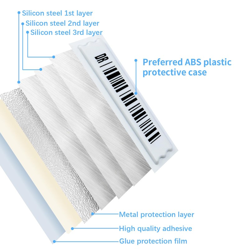 58khz AM Security Label Tags (Mock Barcodes), Acoustic Magnetic Sticker