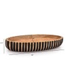 Kimona Decorative Bowl Wooden Centerpiece Table Decorations Decorative Long Wooden