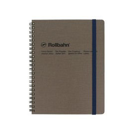 Delfonics Rollbahn Cap-Martin Textured Cover Notebooks: 6-1/2 in. x 8-1/2 in. (Greige) / A5