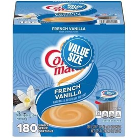 Coffee Creamer Liquid Creamer Singles, French Vanilla, 180 ct.