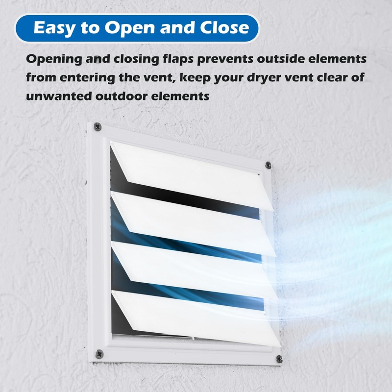 Geelin 8 Pcs 4 Inch Dryer Air Exhaust Vent Cover