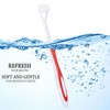 Boao 4 Pieces Toothbrush 3 Sided 7.1 Inch Autism Sensory