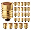 (25 Pack) European Base (E14) to Candelabra Base (E12) Socket