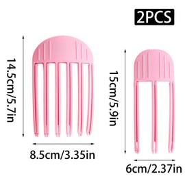 Yinluluna 2Pcs Hair Volume Clips for Fluffy Bangs, No Crease Hair Root Lifting Clips, High Crown Volume Clip Styling Tools for Women and Men