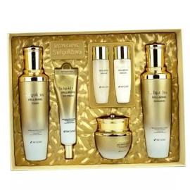 Sulwhasoo 웰빙 한방화장품 기능성 스킨케어 4종 설국화 화장품 세트 아이 크림 보습 미백 주름 토너 Well-being Korean Cosmetics Functional Skincare 4-piece Snowflake Set Eye Cream Moisturizing Whitening Wrinkle Toner