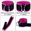 Techion 1 Pair of Fitness Ankle Straps for Cable Machine