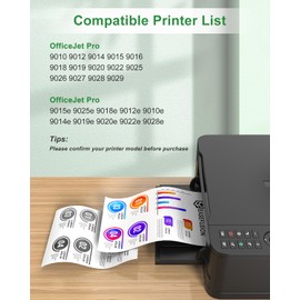 962XL Ink Cartridges Combo Pack Replacement Compatible for HP Ink 962 XL HP962XL HP962 Works with HP OfficeJet Pro 9010e 9012e 9014e 9015e 9018e 9019e 9020e 9022e 9025e 9028e Printers