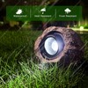 Timeflies Solar Rock Lights Outdoor, 1 Pack Super Bright Solar