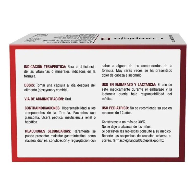 Progela Complejo B Vitaminas 30 Cápsulas Blandas