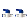 1/4" Inline TAP/Shut-Off Valve/Isolation Valve for 1/4" LLDPE Fridge Freezer/Reverse