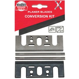 Xcalibur TCT 3-1/4" Conversion Kit Planer Blades & Plates - Fits Trend Pb/Ck/119 Planers Tungsten Carbide (Includes 2 Planer Blades)