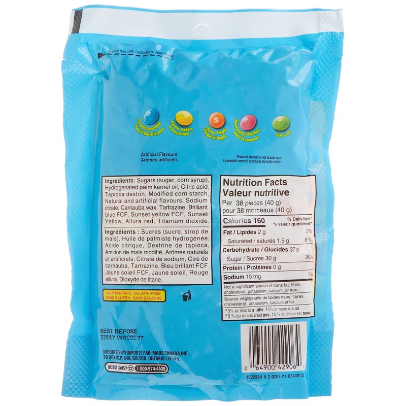 Skittles Tropical, Mega Pack, 320gm/11.28oz