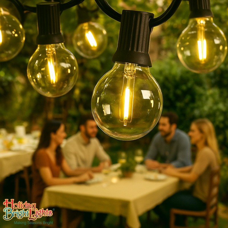 Holiday Bright Lights G40 Replacement Bulbs, Set of 2 Dimmable