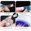C12rtive 10 Pieces Nail Tips Clip Quick Build Nail Shapes