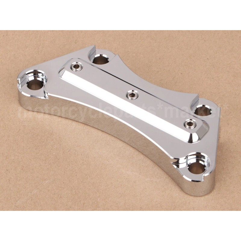 Unbranded Motors CNC Anti-Slip 1" Handlebar Riser Top Clamps For