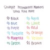 Sharpie 37665PP Permanent Markers Ultra Fine Point Black 5/Pack