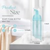 Foam Pump Bottle 3Pcs Travel Lash Shampoo Bottle, Empty Portable