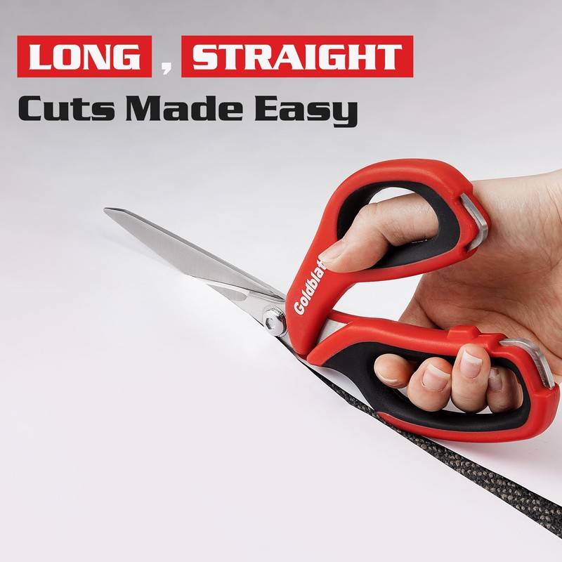 Goldblatt 2PCS Heavy Duty Scissors, Multipurpose Shop Scissors with Stainless