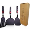 Crevisse Silicone Spatula Set – 3-Piece Heat-Resistant Utensils (650°F) –