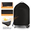 iCOVER Grill Cover for Weber 22 Inch Charcoal Kettle- Heavy