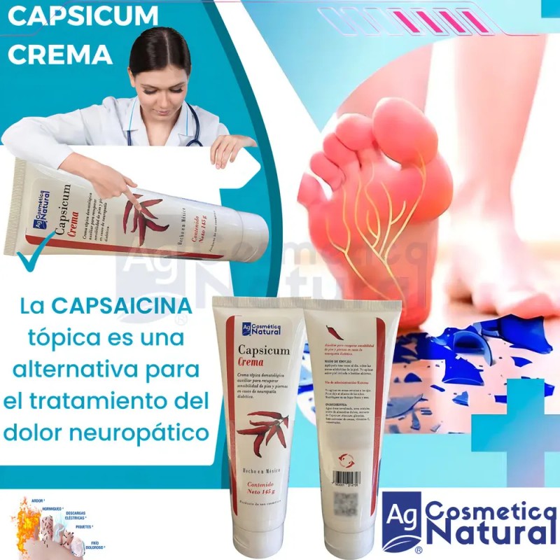 AG Cosmética Natural Crema Tópica Capsicum