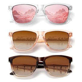 CIFOYA Sunglasses-for-Women Polarized Womens-Sunglasses Trendy: Classic Sun glasses with UV Protection for Driving Travel