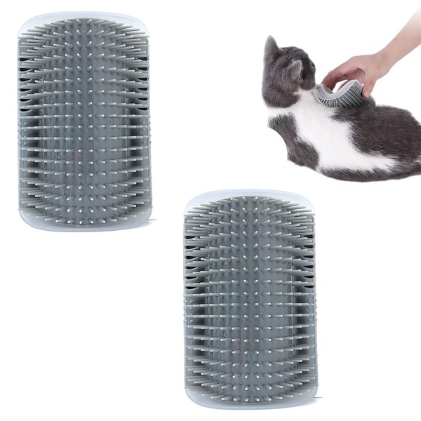 Pack of 2 Soft Cat Brush, Fur Flash Brush, Cat