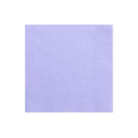 Napkins 3 Layers Lilac 33 x 33 cm (1 Piece/20 Pieces)