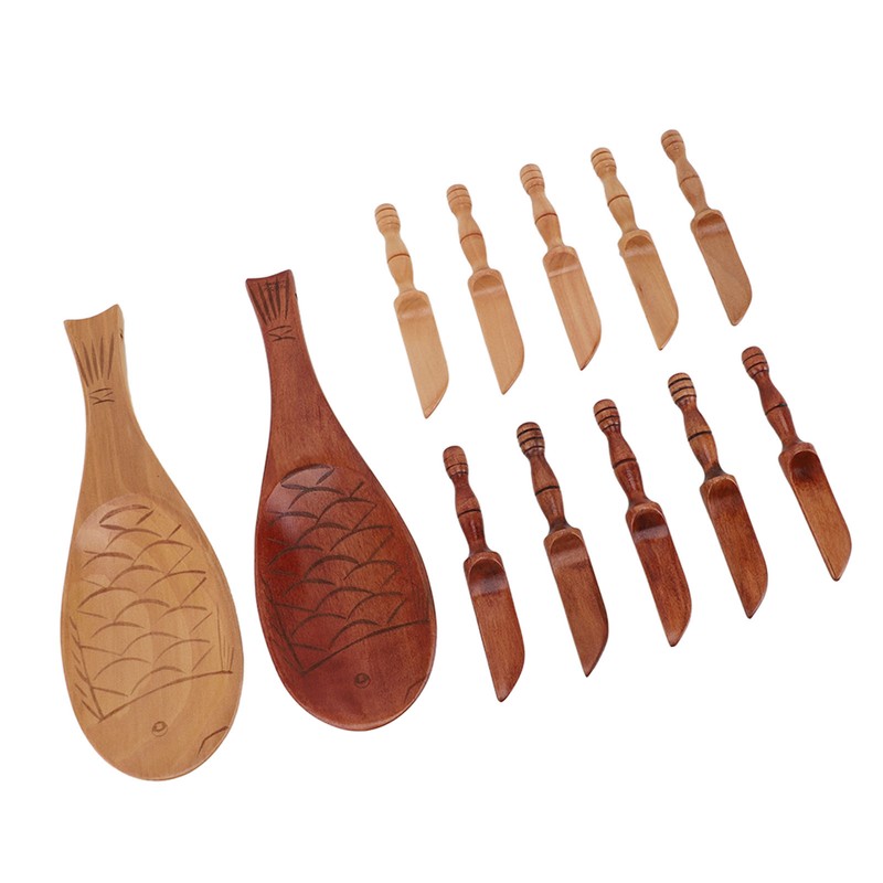 Butter Knife Set Eco Friendly Multifunctional with 2 Spoons 10