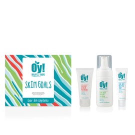 Green People Oy! My Skin Goals – Special Edition| Natural & Organic Teenage Skin Care Gift Set | Willow Bark & Tea Tree | For Pre-Teens, Tweens & Teens with Spots & Blemishes | Cruelty-Free & Vegan