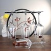 INMTIE 6-Hook Metal Wine Glass Holder Countertop Stemware Rack Tabletop