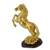Horse Statue Gold Synthesized Resin Unique Horse Art Figurine for