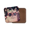 1 x Cat Drinks Coaster - Funny Cats Girls Daughter