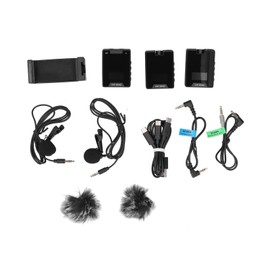 MAILADA S900 PRO Wireless Lavalier Microphone Live Streaming Microphone for Phone SLR Camera Camcorders