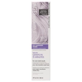 AGE beautiful Icy Lavender Demi Liqui-Creme 5-Minute Toner | Blend & Enhance Gray Hair with Cool Violet Tones | Eliminate Brass | Professional Salon Color