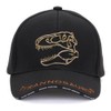 COLORATA Tyrannosaurus Skull Sports Cap (Black / One Size Fits