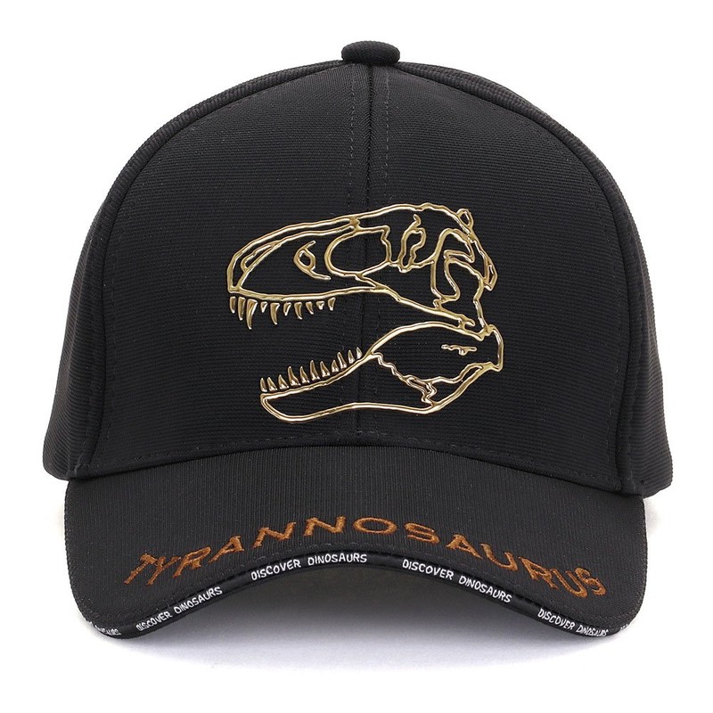 COLORATA Tyrannosaurus Skull Sports Cap (Black / One Size Fits